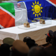 The skulls of some of the Herero were returned from Berln in 2004.